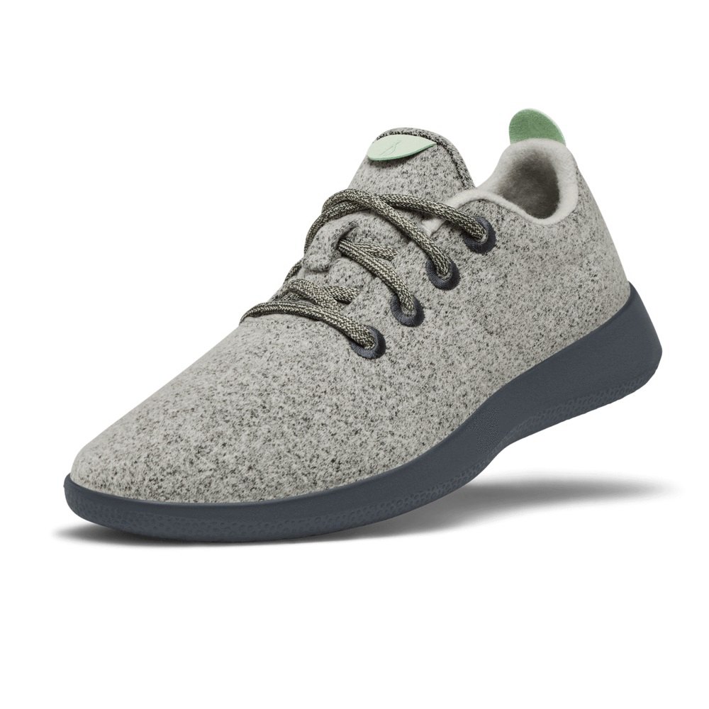 Allbirds Men's Sneakers Dark Grey - Wool Runners - 93087WPDT